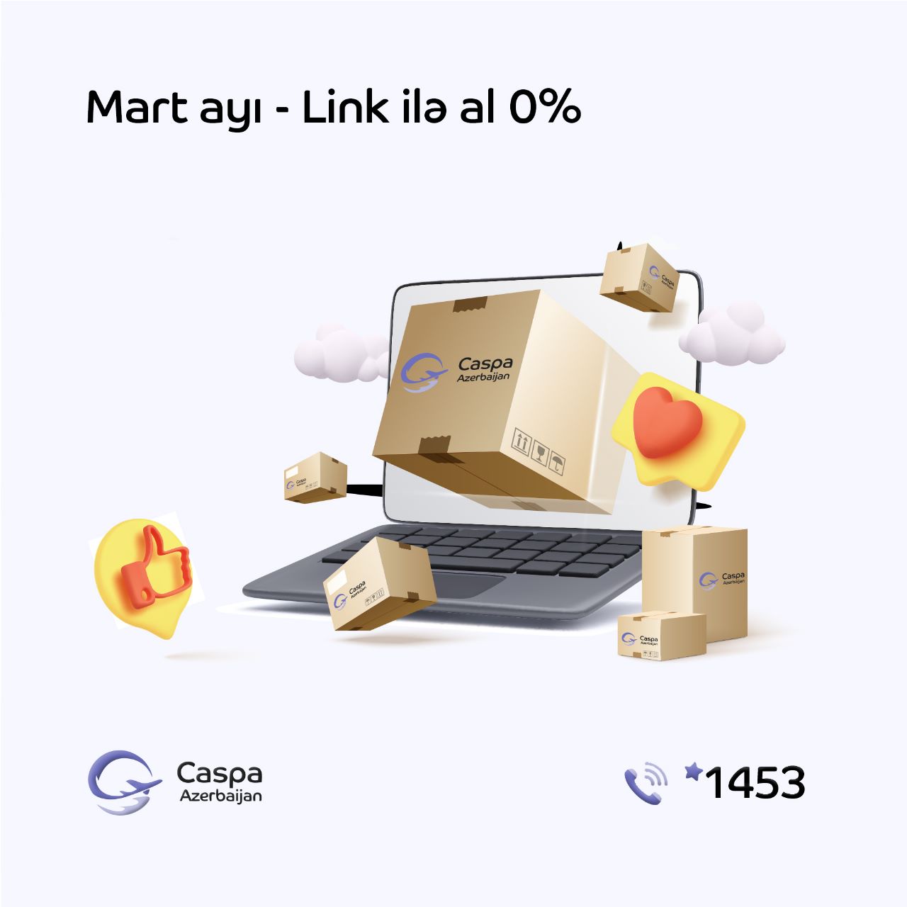 Caspa.az - da “Link ilə” al xidməti yenə 0% komissiya ilə həyata keçirilir